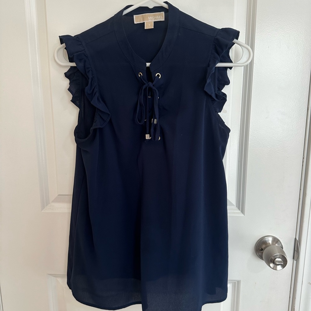 MICHAEL Michael Kors Navy Blouse